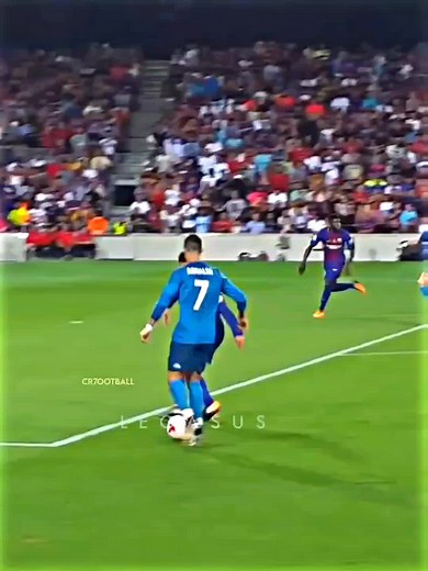 Cristiano Ronaldo's Body Display at Camp Nou