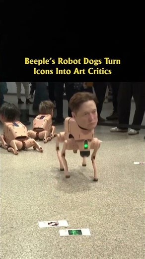 Beeple’s Robot Dogs Turn Icons Into Algorithmic Art
