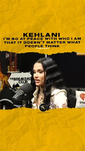 VSG Entertainment on Instagram: "@kehlani I’m so at peace with who I am that it doesn’t matter what people think. #kehlani 🎥 @breakfastclubam"