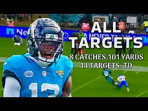 Travis Hunter week 7 NFL Highlights | Every Target and Catch Vs Rams