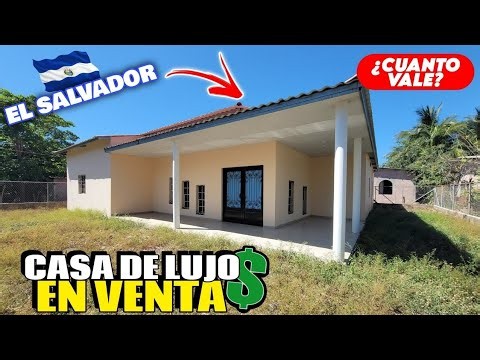 LARGE, NEW, and MODERN 5-BEDROOM HOUSE FOR SALE at a NEGOTIABLE PRICE in EL SALVADOR 🇸🇻