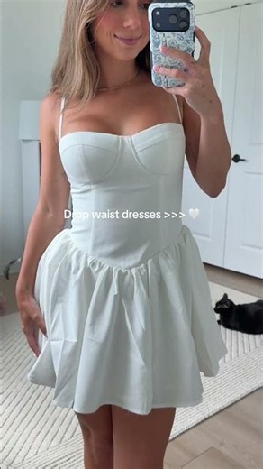The Bellini dress from LEAU Leau bustier corset white bridal mini dress
