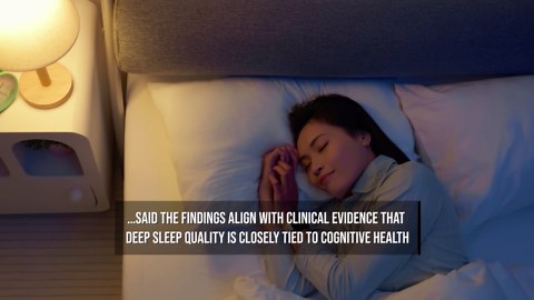 Lack of Deep Sleep Linked to Brain Shrinkage and Higher Alzheimer's Risk, Study Finds