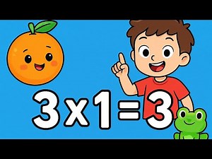 Table of 3 | Learn 3 Times Multiplication Table Easy for Kids