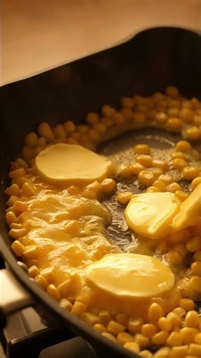 3 Ingredients Korean Cheese Corn 😱 Street Food in 5 Minutes! 🇰🇷