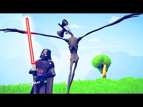 Siren Head vs Darth Vader in TABS - Totally Accurate Battle Simulator Siren Head Game