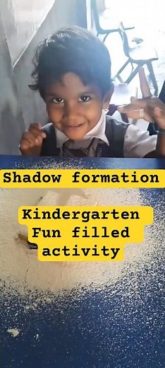 Fun Shadow Play Activity | Kindergarten Science & Learning Through Play | #shortsfeed #shorts #kids
