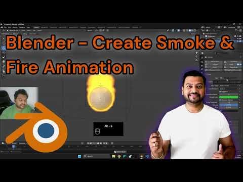 How to Smoke and Fire Animation in Blender | Akhil Gupta VFX & Animation