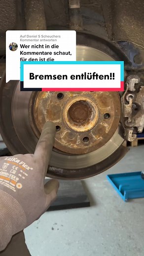 Anleitung zum Entlüften von Bremsen