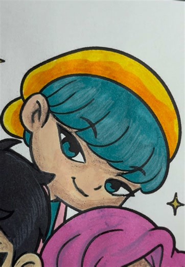 Coloring BABY SAJA from Saja Boys 🎨✨ #KPopDemonHunters #SajaBoys #BabySaja #Speedpaint #KPDH