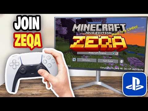 How To Join Zeqa Server On Minecraft PS5! - Tutorial