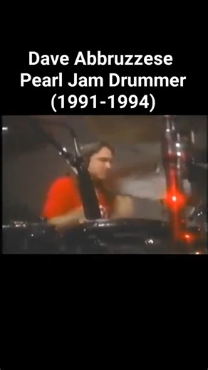 Pearl Jam (Even Flow) Dave Abbruzzese Drummer 1991/1994 . . #pj #rock #drums #fypシ゚ . | Seattle Sound 90's