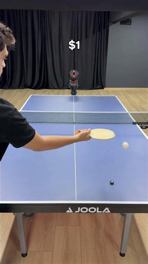 $0.5 vs $1 vs $3 vs $25 vs $400 Ping Pong Racket 🏓🤖
