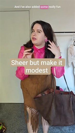 How to wear sheer items(even if you dress more modestly) #personalstyle