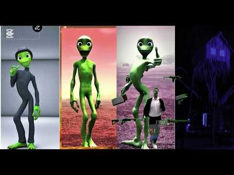 Dame Tu Cosita Dance VS Patila Vs Funny Green Allien