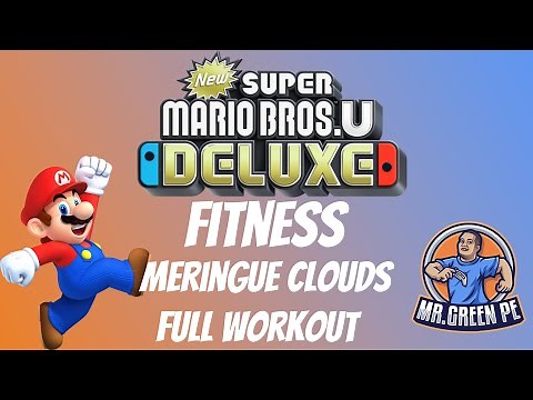 Super Mario Fitness | FULL WORKOUT | Meringue Clouds + BOSS battle Ludwig Koopa!