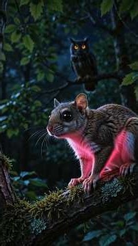 Northern Flying Squirrel: Why does it glow pink? | Nature Documentary