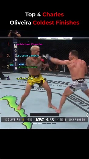 Top 4 Charles Oliveira Coldest Finishes 🥶 “Do Bronx” at His Best