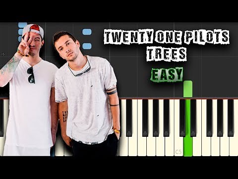 Twenty One Pilots - Trees - EASY - [Piano Tutorial] (Synthesia) (Download MIDI + PDF Scores)