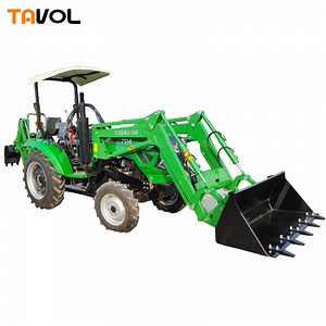 [Hot Item] 70HP 4X4 Wheel Drive Agriculture Farm Tractor with Front Loader