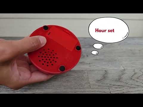 Talking Clock for the Elderly, Blind - British Accent - Easy to Operate UK Speaking Clock with Alarm