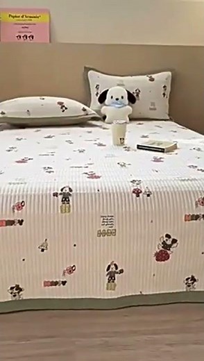 Quilted Bed Cover Three-Piece Set – Soft Comfortable Bedspread and Pillowcase Set