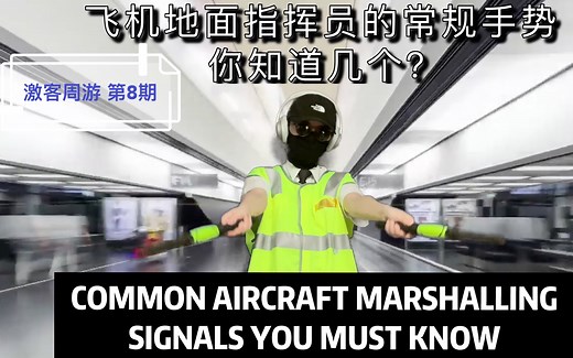 【航空科普】飞机地面指挥员的常规手势 你知道几个？| Common Aircraft Marshalling Signals You Must Know