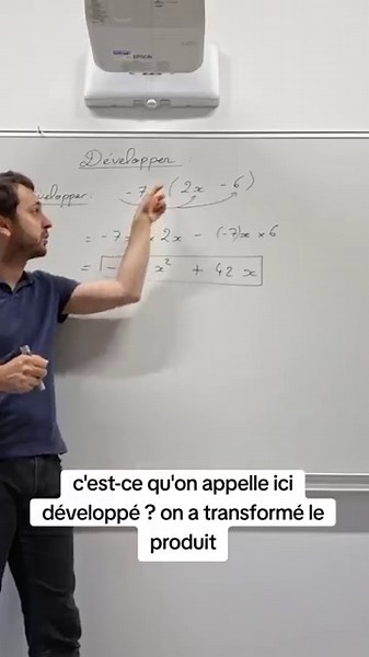 4eme Développer une expression litterale #maths #college