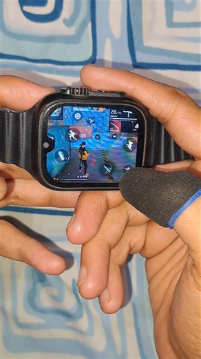 s9 ultra smartwatch ⚡ Android 🔥 Handcam freefire 😀 game play #viral​ #smartwatch​ #trending​