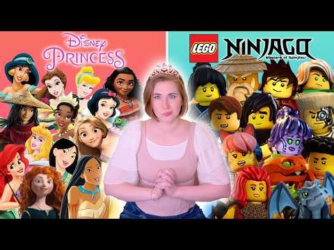 Which Disney Princess are each of the Ninjago Ninja?