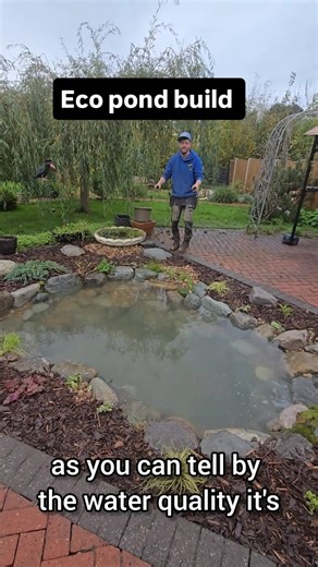 Eco pond build we are getting so close with this project. #landscaping #design #garden #fyp #waterfalls #ponds #fishcare #FishPond | Djs waterscapes and landscaping