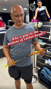 19K views · 159 reactions | Why a gap in the bottom of racket head??special stringing pattern of Tai Tzu Ying#qatar #kerala #badminton #taitzuying | ABC Sports | Facebook