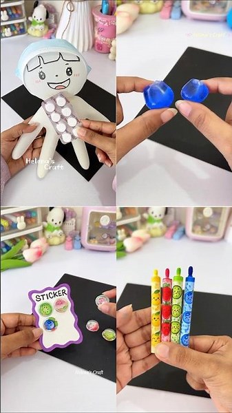 4 Creative Craft Ideas 🤩 #diy #shorts #helenascraft #craft #diyideas