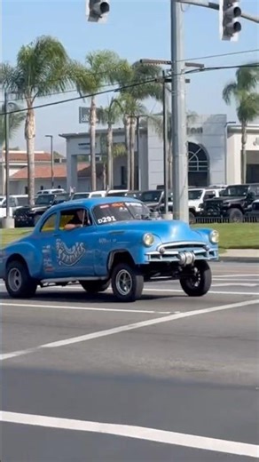 The Brody clan not only races lawnmowers they like to drag 50s cars also. #racelife #lawnmowerracing