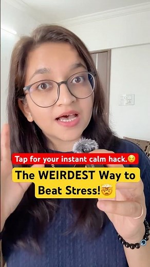 How to Release Stress with a Simple Tongue Stretch (Yoga for Anxiety) #short #stressrelief #anxiety