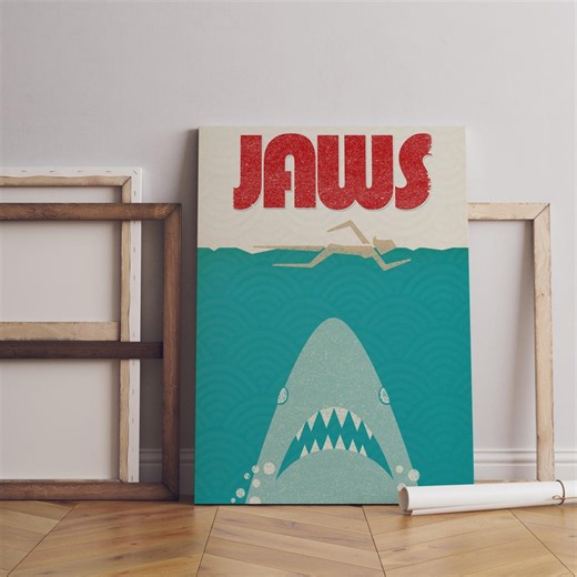 Jaws Poster: Movie Wall Art, Film Decor - Etsy