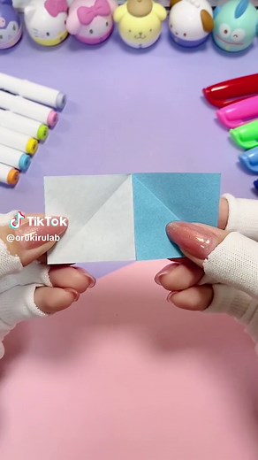 簡単なくねくねヘビの折り方
