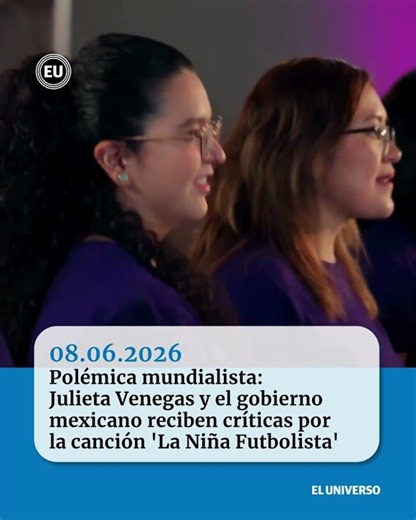 Julieta Venegas and the Mexican government face backlash over the song 'La Niña Futbolista'