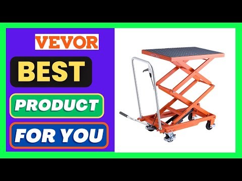 VEVOR Hydraulic Lift Table, 500 lbs Capacity,