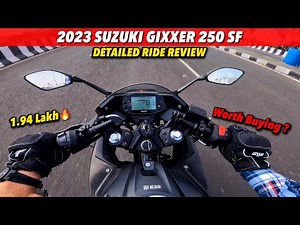 2023 Suzuki Gixxer SF 250 Ride Review | In-depth Details