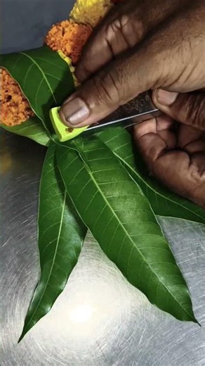 Toran Designs | How to Make Toran | Mango Leaves Toran #toran #shorts