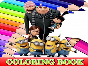 Play Coloring Book for Despicable Me Printable | Free Online  Games. KidzSearch.com