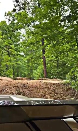 Trail riding down a muddy hill #atv #polaris #rzrxp1000 #offroad
