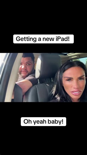 Getting a new iPad 😬 oh yeah baby! Will try not to break this one 💥 #harveyprice #katieprice #ipad #johnlewis