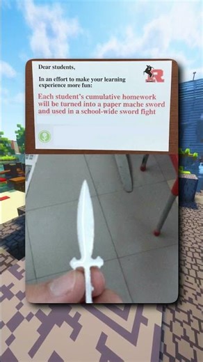 Homework Turns into a Sword Fight! ⚔️