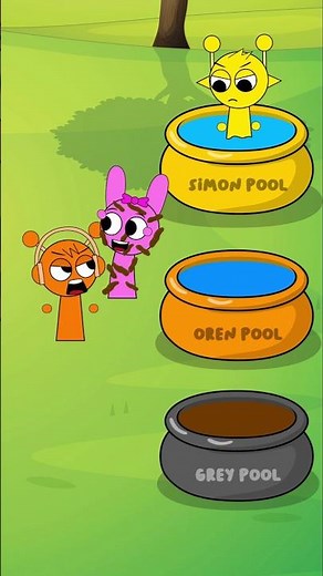 ohh noo, help sprunki pinki poop bathe #sprunki #sprunkiincredibox #animation