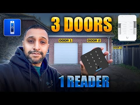 UniFi Access: One Reader, Three Doors! LPR + Home Assistant (2 Garages + Side Gate)