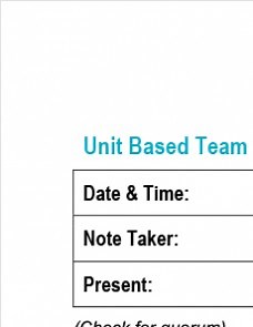 Meeting Agenda Template