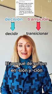 TRANSICIÓN y DECISIÓN tienen una raíz o lexema diferentes, por eso son distintos sus sufijos. Escribir sin faltas de ortografía es fundamental para una buena expresión escrita y para que no te resten hasta tres puntos en la EBAU o Selectividad. #ortografía #EBAU #Selectividad #spanisteacher | Tuprofesoradelengua