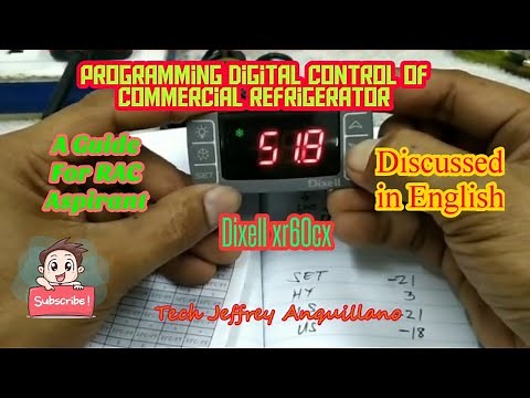 PROGRAMMING DIXELL XR60CX FROM DEFAULT TO FREEZER AND CHILLER SETTINGS (ENGLISH)